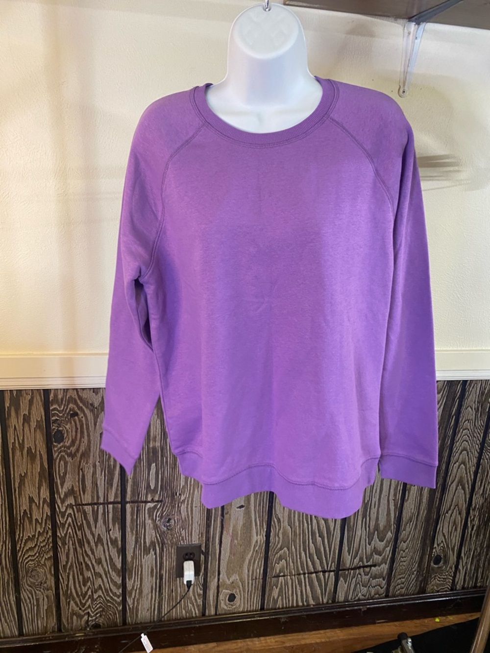Peloton Purple Crewneck Sweatshirt